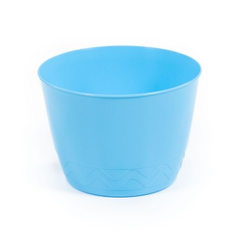 Горшок цветочный "Кира" Ø155 мм - 1,25 л (светло-голубой)