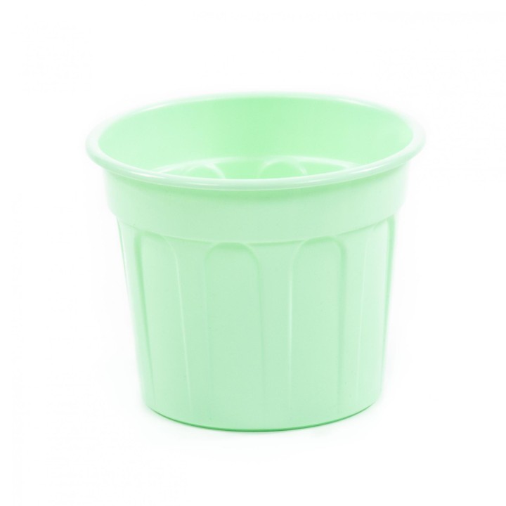 Горшок цветочный "Полина" Ø140 мм - 1 л (бледно-бирюзовый)