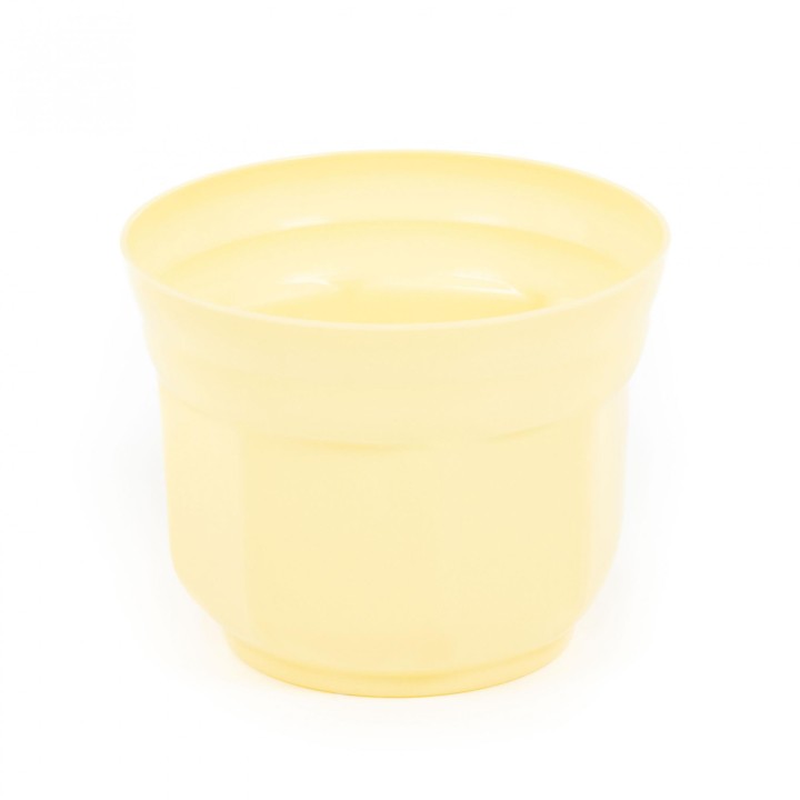 Горшок цветочный "Анетт" Ø110 мм - 0,55 л (бледно-жёлтый)