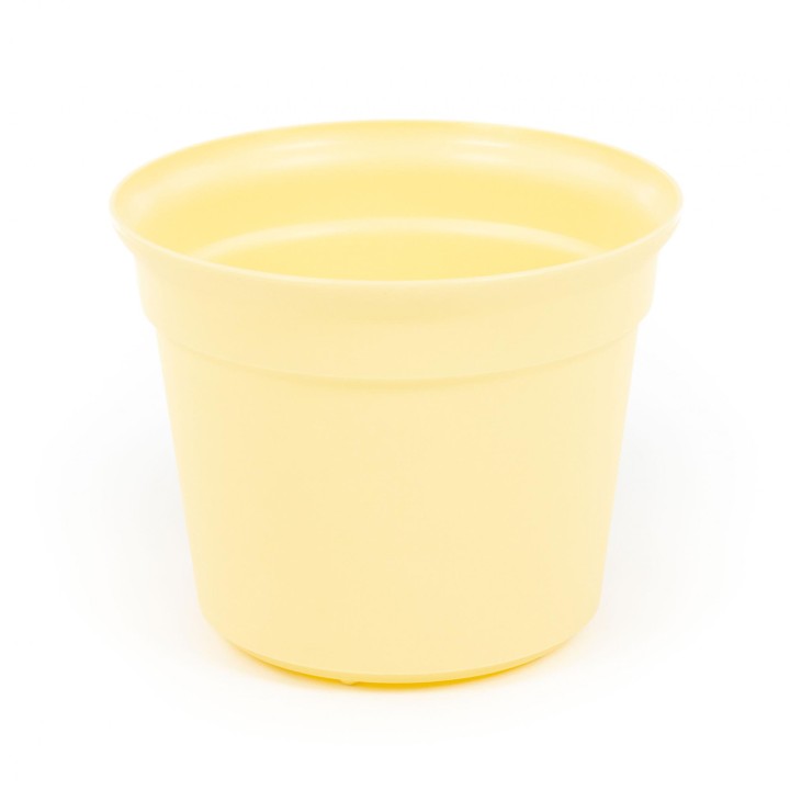 Горшок цветочный "Эва" Ø180 мм - 2 л (бледно-жёлтый)