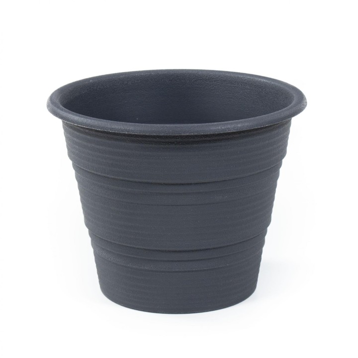 Горшок цветочный "Виолетта" №1, Ø283 мм - 7 л (тёмно-серый)