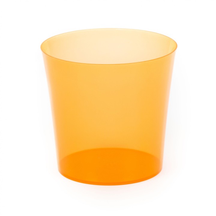 Кашпо №1 для цветов, 1,7 литра (прозрачно-оранжевое)