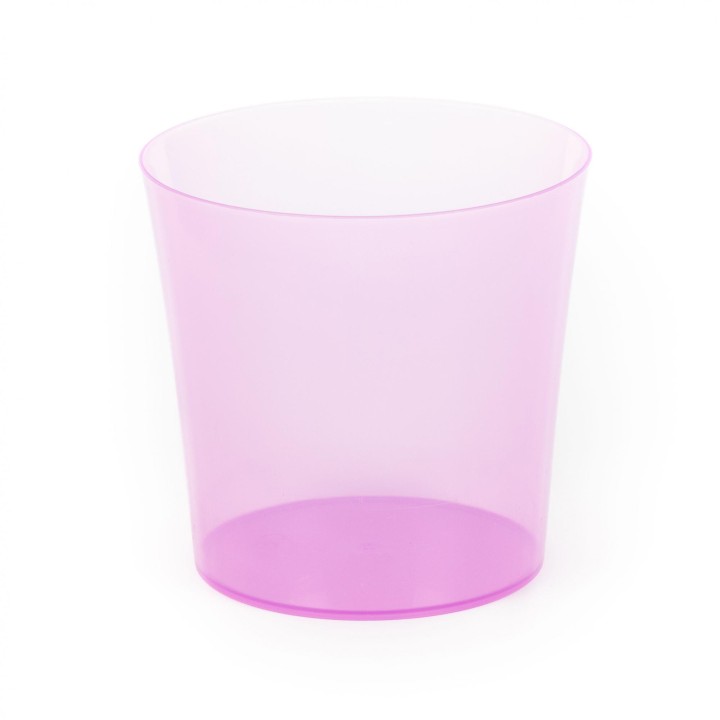 Кашпо №1 для цветов, 1,7 литра (прозрачно-фиолетовое)