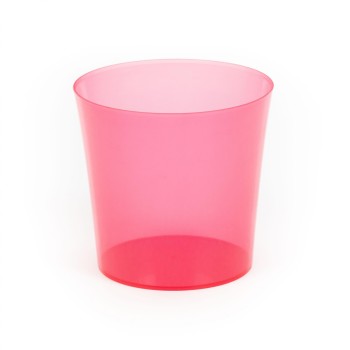 Кашпо №2 для цветов, 1,3 литра (прозрачно-красное)