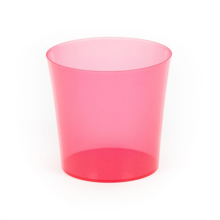 Кашпо №2 для цветов, 1,3 литра (прозрачно-красное)