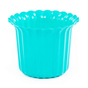 Горшок цветочный "Виола" Ø188 мм, h=143 мм - 2 л (тёмно-бирюзовый)