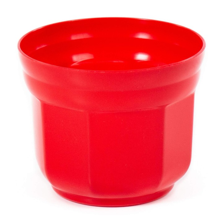 Горшок цветочный "Аннет" Ø130 мм - 1 л (тёмно-красный)